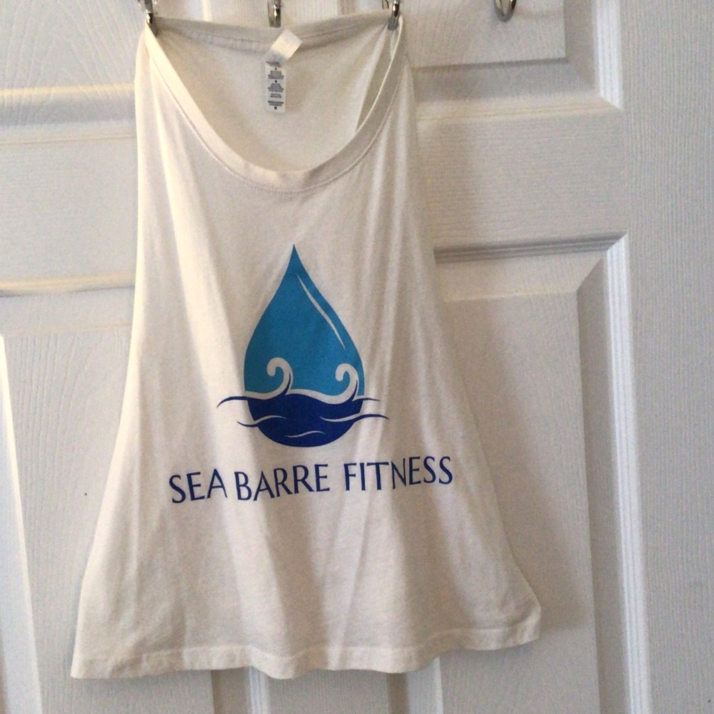 Women’s White Logo Tank Top